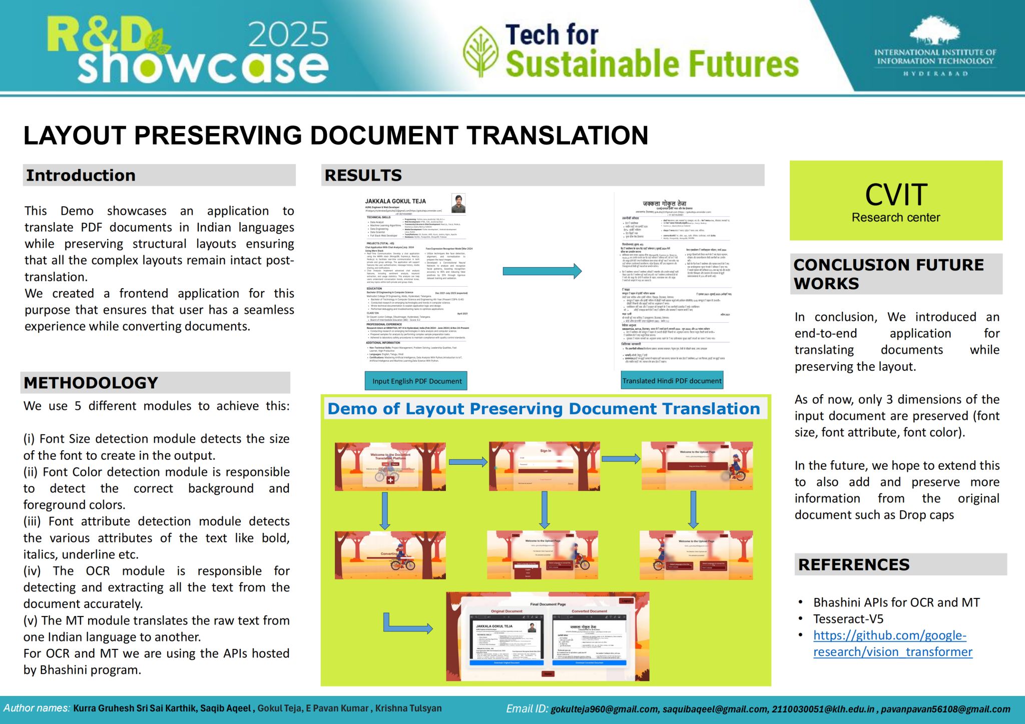 Layout Preserving Document Translation
